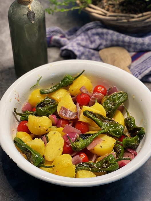 Kartoffelsalat mit Piementos
