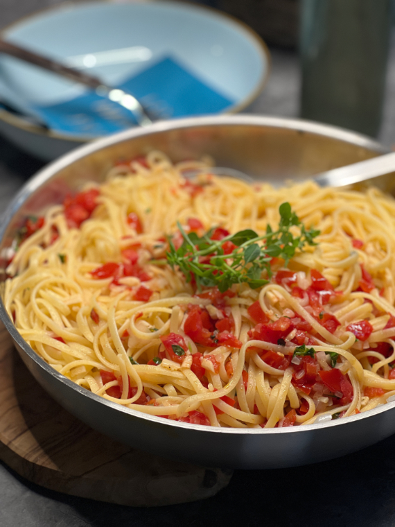 Linguine Bruschetta